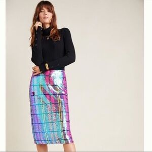 Eva Franco / Anthropologie Sequined Skirt
